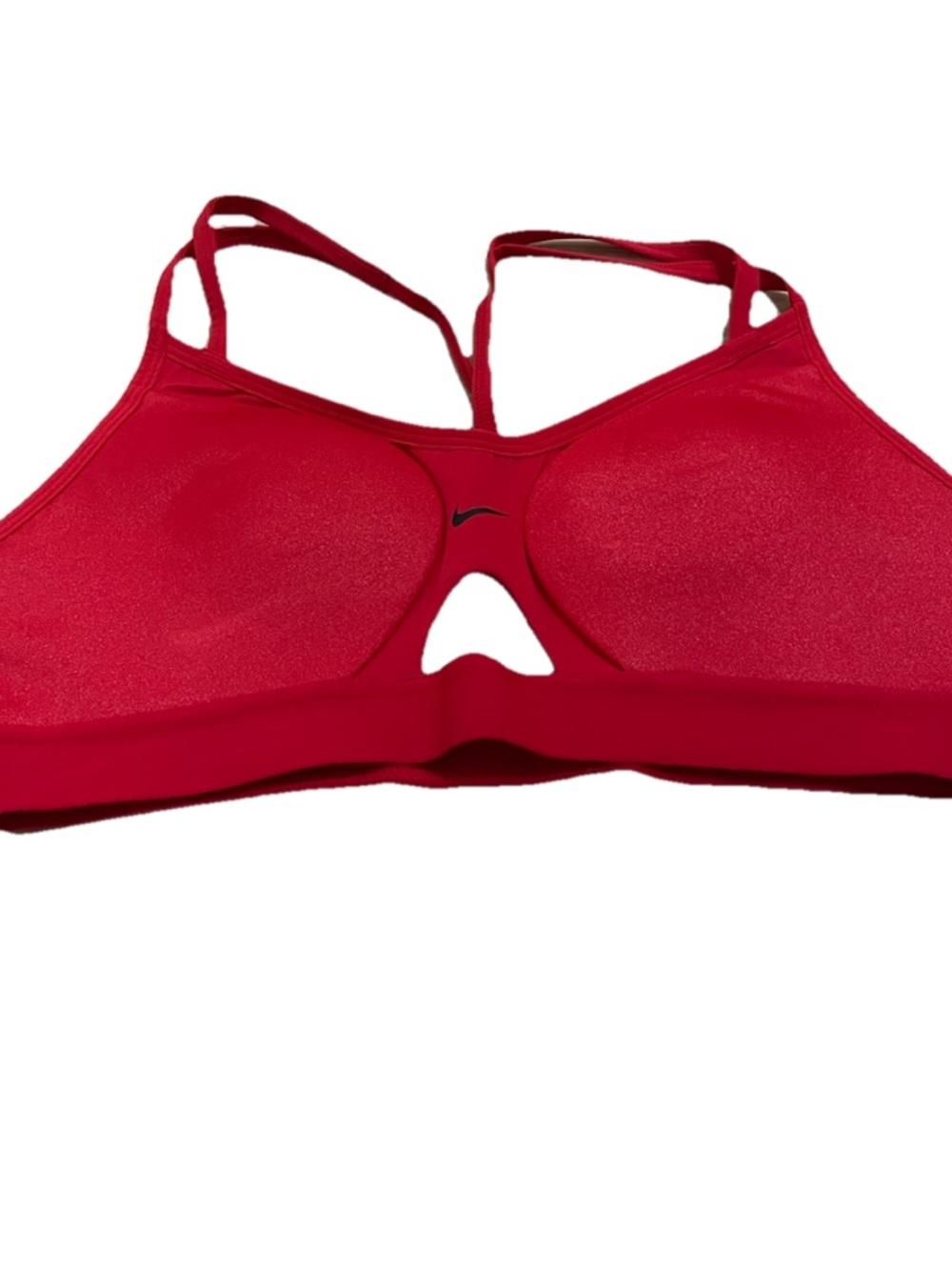 New Nike Red Racerback Medium-High Support Sports Bra Size S